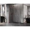 Mexen Lunar L dušo sienelė Walk-in kairė 70 x 200 cm, permatoma 8 mm, šlifuotas varis - 830L-070-000-65-00-L