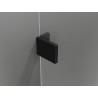 Mexen Lunar L Dušo sienelė Walk-in kairė 80 x 200 cm, permatoma 8 mm, juoda - 830L-080-000-70-00-L