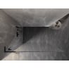 Mexen Lunar L dušo sienelė Walk-in kairė 120 x 200 cm, permatoma 8 mm, juoda - 830L-120-000-70-00-L