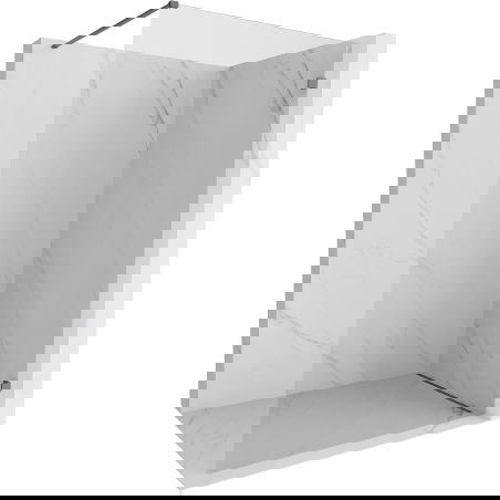 Mexen Lunar dušo sienelė Walk-in dešinė 130 x 200 cm, skaidri 8 mm, ginklų metalo - 830-130-000-95-00-P