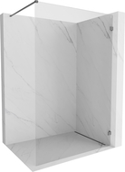 Mexen Lunar dušo sienelė Walk-in dešinė 140 x 200 cm, permatoma 8 mm, ginklo metalas - 830-140-000-95-00-P