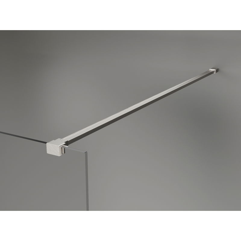 Mexen Lunar dušo siena Walk-in dešinė 80 x 200 cm, permatoma 8 mm, šlifuotas nikelis - 830-080-000-97-00-P