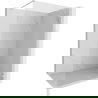 Mexen Lunar dušo sienelė Walk-in dešinė 140 x 200 cm, skaidri 8 mm, šlifuotas nikelis - 830-140-000-97-00-P