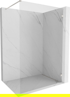 Mexen Lunar dušo sienelė Walk-in dešinė 140 x 200 cm, skaidri 8 mm, šlifuotas nikelis - 830-140-000-97-00-P