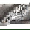 Mexen Lunar dušo sienelė Walk-in dešinė 140 x 200 cm, skaidri 8 mm, šlifuotas nikelis - 830-140-000-97-00-P
