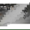 Mexen Kioto pastatoma dušo sienelė 140 x 200 cm, Skaidrus/Juodas raštas 8 mm, Chromo - 800-140-002-01-70