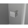 Mexen Lunar dušo durys kairės pusės, 70 cm, permatomos, chromuotos - 834-070-000-01-00-L