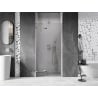 Mexen Lunar dušo durys kairės pusės, 70 cm, permatomos, chromuotos - 834-070-000-01-00-L