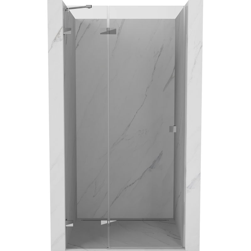 Mexen Lunar dušo durys, atveriamos kairinės 75 cm, permatomos, chromas - 834-075-000-01-00-L