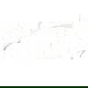 Mexen Noor Satnario glazūruota rektifikuota G1 lapė, grindų ir sienų plytelė 120 x 60 cm, blizgus - TL105-120-060-00
