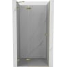 Mexen Lunar dušo durys atveriamos kairės 75 cm, skaidrios, auksinės - 834-075-000-50-00-L