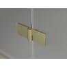 Mexen Lunar dušo durys atveriamos kairės 80 cm, permatomos, paauksuotos matinės - 834-080-000-55-00-L