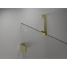 Mexen Lunar dušo durys atveriamos kairės 80 cm, permatomos, paauksuotos matinės - 834-080-000-55-00-L