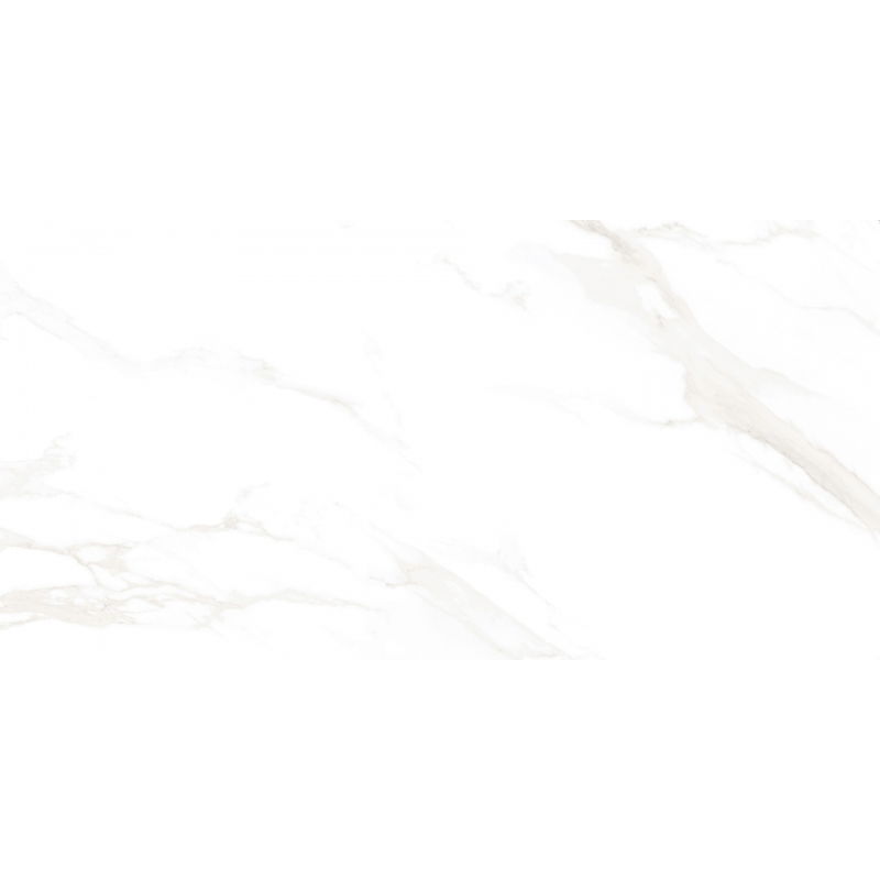 Mexen Luton Bianco glazūruota akmens masės plytelė rekt. G1, grindų-sienų plytelė 120 x 60 cm, blizgus - TL113-120-060-00