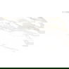 Mexen Luton Gold glazūruotos akmens masės plytelės rekt. G1, grindų-sienų plytelė 120 x 60 cm, blizgios - TL113-120-060-01