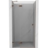 Mexen Lunar dušo durys atveriamos kairiosios 85 cm, skaidrios, rožinis auksas - 834-085-000-60-00-L