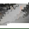 Mexen Kioto pastatoma dušo sienelė 110 x 200 cm, Skaidrus/Juodas raštas 8 mm, Rožinio aukso - 800-110-002-60-77