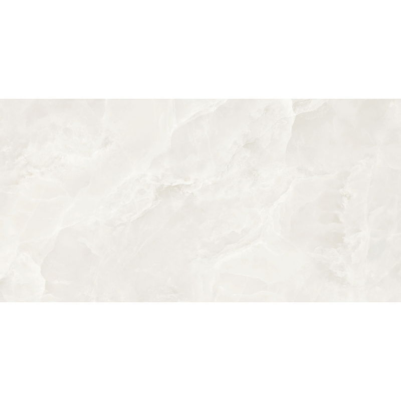 Mexen Valga Bianco glazūruota gres plytelė rekt. G1, grindų ir sienų plytelė 120 x 60 cm, blizgi - TL122-120-060-01
