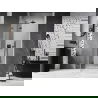 Mexen Lunar dušo durys atveriamos kairės 80 cm, permatomas, gun metal - 834-080-000-95-00-L