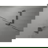 Mexen Lunar dušo durys atveriamos kairės 80 cm, permatomas, gun metal - 834-080-000-95-00-L