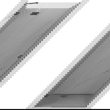 Mexen Lunar dešinioji dušo durys 100 cm, skaidrios, pistoletinis metalas - 834-100-000-95-00-L