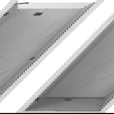 Mexen Lunar dušo durys, varstomos kairės, 130 cm, skaidrios, šautuvo metalo - 834-130-000-95-00-L