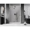 Mexen Lunar dušo durys, varstomos kairės, 130 cm, skaidrios, šautuvo metalo - 834-130-000-95-00-L