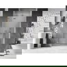 Mexen Lunar dušo durys, atveriamos į kairę, 110 cm, permatomos, matinio nikelio - 834-110-000-97-00-L