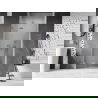 Mexen Lunar dušo durys, atveriamos į kairę, 110 cm, permatomos, matinio nikelio - 834-110-000-97-00-L