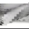 Mexen Lunar dušo durys, atveriamos į kairę, 110 cm, permatomos, matinio nikelio - 834-110-000-97-00-L
