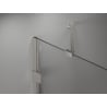 Mexen Lunar dušo durys, atveriamos į kairę, 110 cm, permatomos, matinio nikelio - 834-110-000-97-00-L