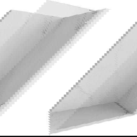 Mexen Lunar L dušo sienelė Walk-in dešinė 100 x 200 cm, skaidri 8 mm, chromas - 830L-100-000-01-00-P