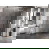 Mexen Lunar L dušo siena Walk-in dešinė 60 x 200 cm, skaidri 8 mm, balta - 830L-060-000-20-00-P