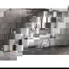 Mexen Lunar L dušo siena Walk-in dešinė 60 x 200 cm, skaidri 8 mm, balta - 830L-060-000-20-00-P