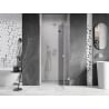 Mexen Lunar dešinės pusės dušo durys, 105 cm, skaidrios, chromas - 834-105-000-01-00-P
