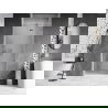 Mexen Lunar dešinės pusės dušo durys, varstomos, 125 cm, skaidrios, chromuotos - 834-125-000-01-00-P