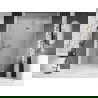 Mexen Lunar dešinės varstomos dušo durys 130 cm, skaidrus, chromas - 834-130-000-01-00-P