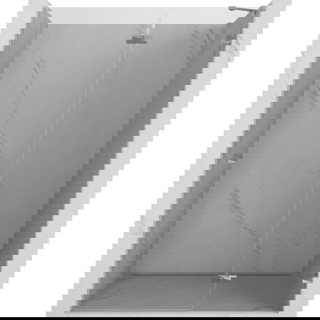 Mexen Lunar dušo durys dešinės 140 cm, skaidrios, chromas - 834-140-000-01-00-P
