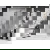 Mexen Lunar dušo durys dešinės 140 cm, skaidrios, chromas - 834-140-000-01-00-P