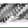 Mexen Lunar dešinės pusės dušo durys, 95 cm, permatomos, baltos - 834-095-000-20-00-P