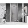 Mexen Lunar dušo durys atidaromos dešinės 100 cm, permatomos, baltos - 834-100-000-20-00-P