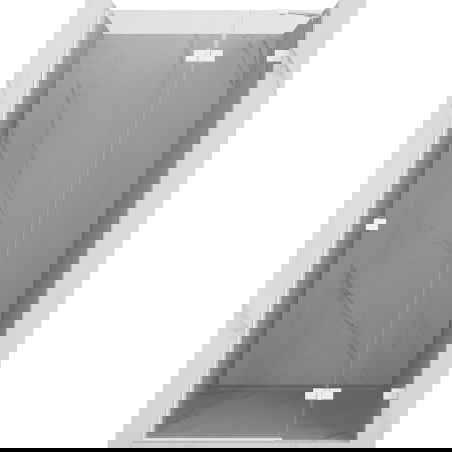 Mexen Lunar dešinės pusės dušo durys 115 cm, permatomos, baltos - 834-115-000-20-00-P