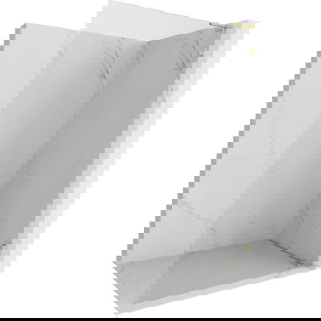 Mexen Lunar L dušo siena Walk-in dešinė 70 x 200 cm, skaidri 8 mm, auksinė - 830L-070-000-50-00-P