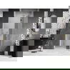 Mexen Lunar dušo durys atveriamos dešinės 80 cm, permatomos, auksinės - 834-080-000-50-00-P
