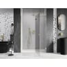 Mexen Lunar dešrainio durys dešinės 135 cm, skaidrios, auksinės - 834-135-000-50-00-P