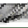 Mexen Lunar dešrainio durys dešinės 135 cm, skaidrios, auksinės - 834-135-000-50-00-P