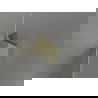 Mexen Lunar dešinės pusės dušo durys, 140 cm, permatomos, auksinės - 834-140-000-50-00-P