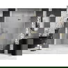 Mexen Lunar dešinės pusės dušo durys, 140 cm, permatomos, auksinės - 834-140-000-50-00-P
