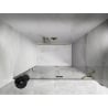 Mexen Lunar dešinės pusės sulankstomos dušo durys 135 cm, skaidrios, šlifuotas auksas - 834-135-000-55-00-P