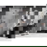 Mexen Lunar dešinės pusės dušo durys 85 cm, skaidrios, rožinis auksas - 834-085-000-60-00-P